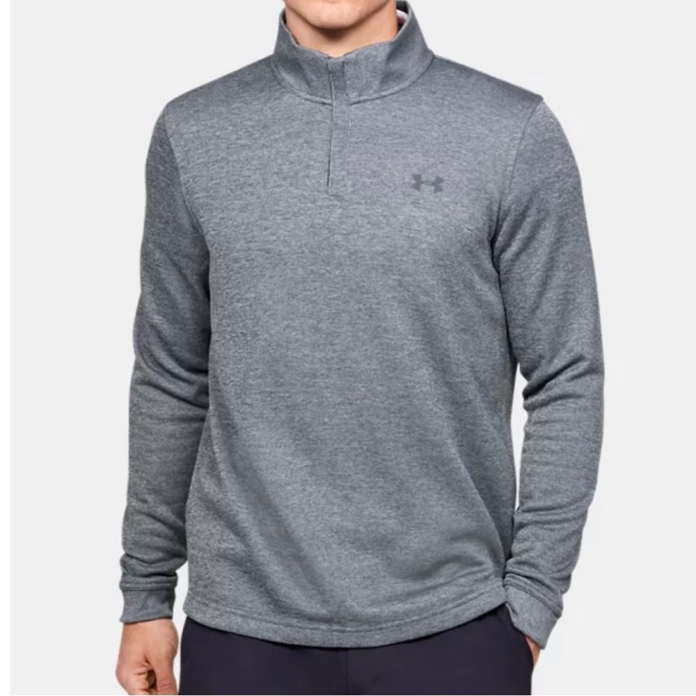 Under Armour Storm Sweater Fleece Men’s 1/4 Zip X-Large Gray Pullover Athletic
